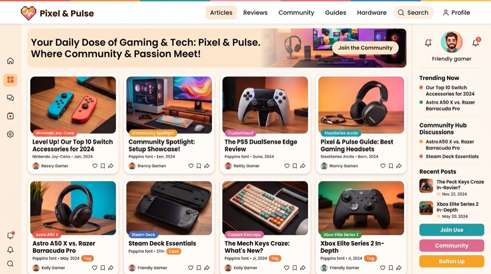 Pixel & Pulse — blog de gaming